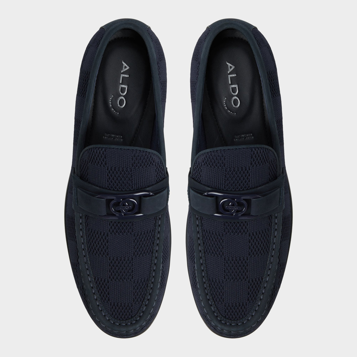 Aldo Hawley Navy Men's Dress Shoes - Loafer