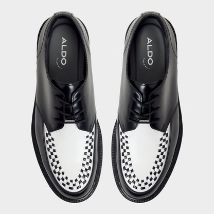 Aldo Rocco in Black White - Oxford shoe