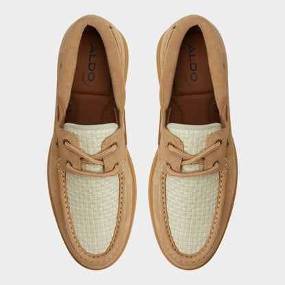 Aldo Seaexplorer Beige Men's Dress Shoes - Boat shoe