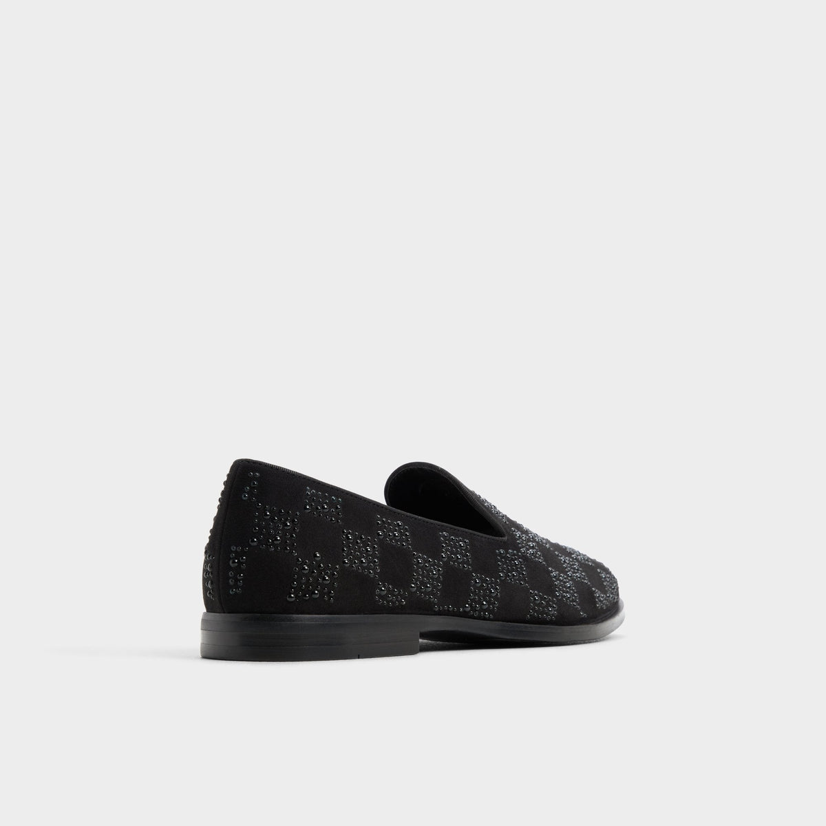 Aldo Casino Other Black Synthetic Textured Men's Dress Shoes - Loafer