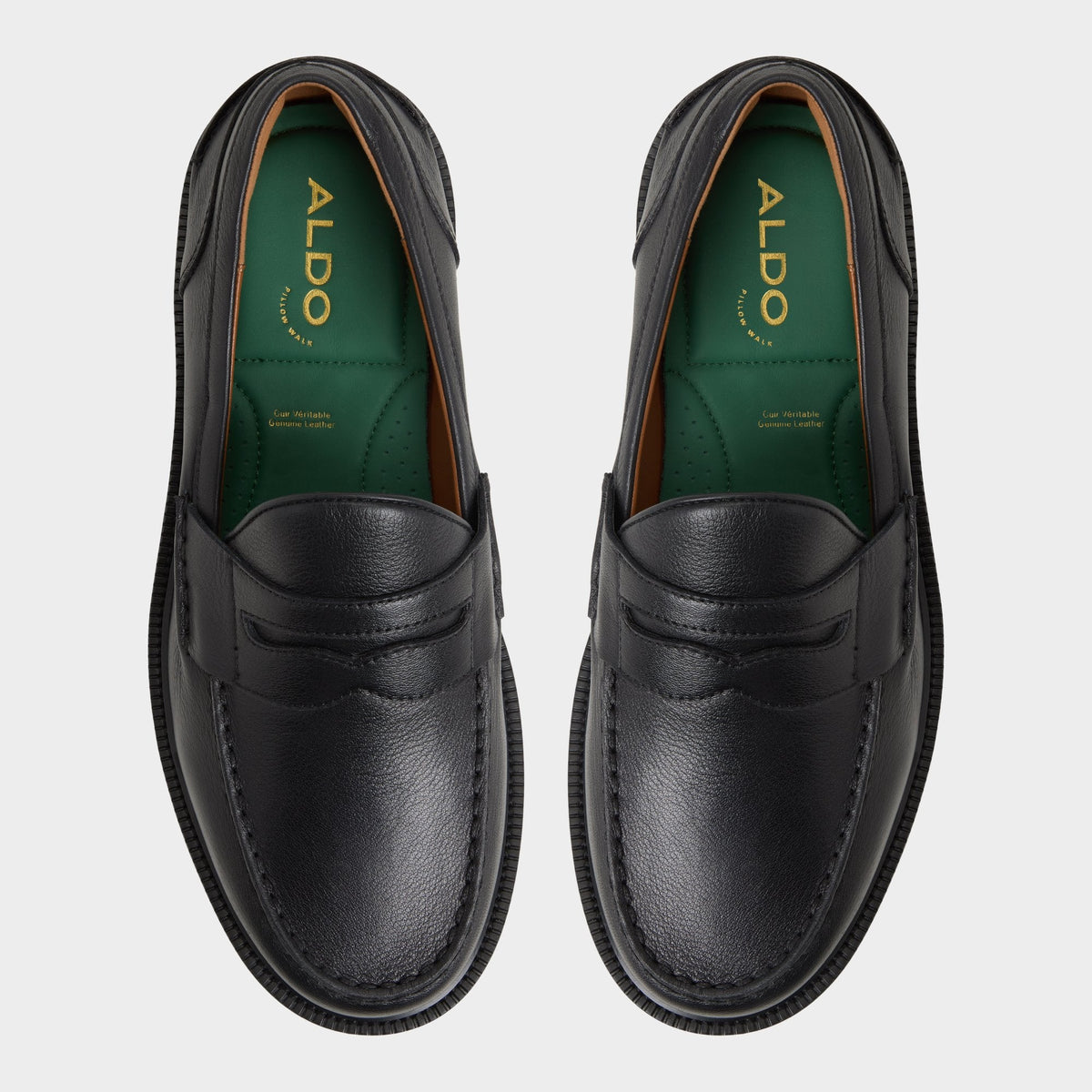 Aldo Buckley in Open Black - Loafer