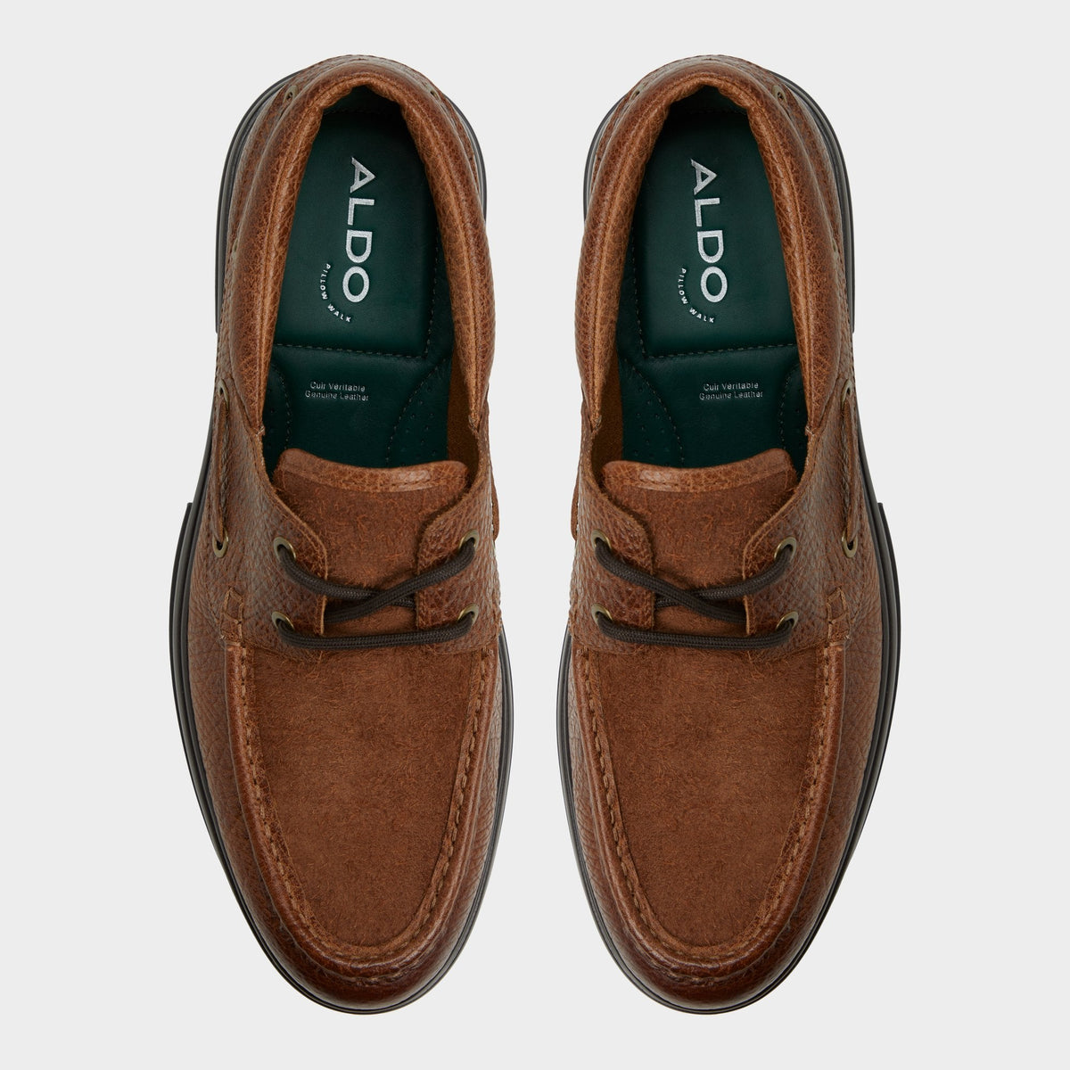 Aldo Seaexplorer Cognac Men's Dress Shoes - Boat shoe