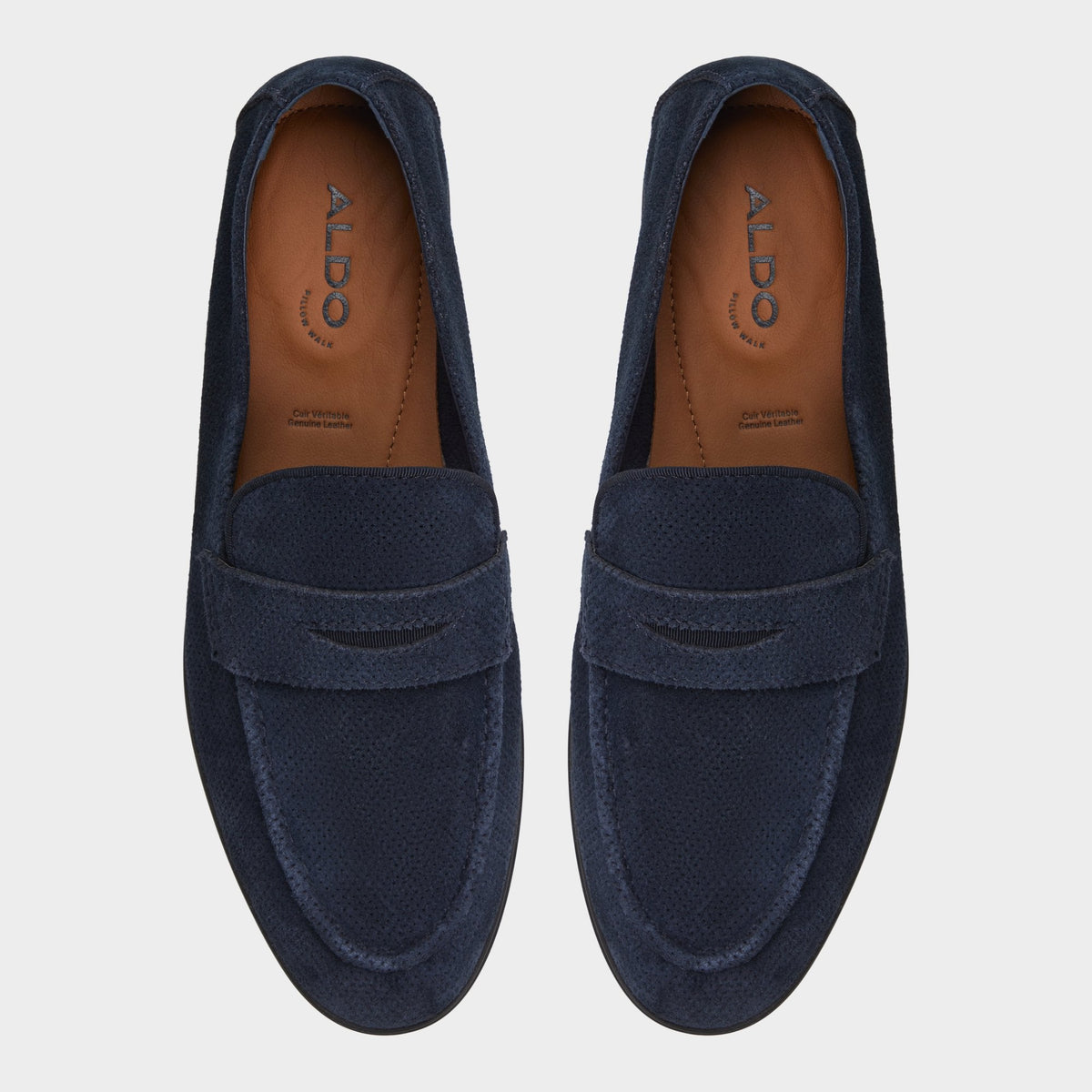 Aldo Journey Navy Men's Loafers & Slip-Ons - Loafer