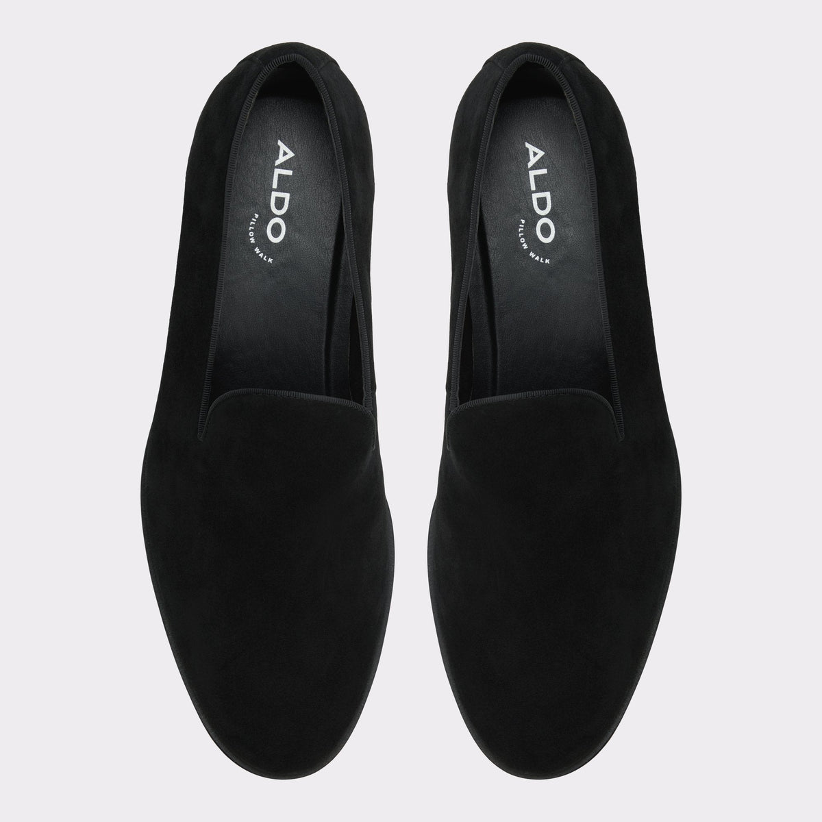 Aldo Casino Other Black Leather Suede Men's Dress Shoes - Loafer