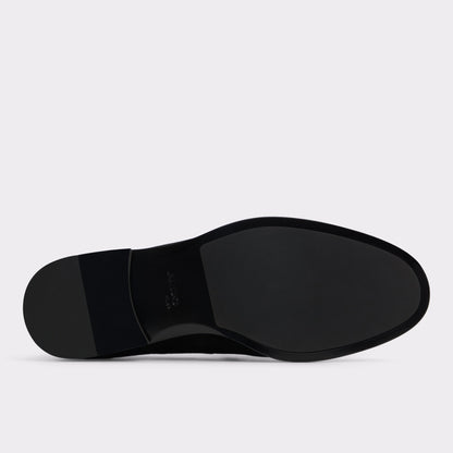 Aldo Casino Other Black Leather Suede Men's Dress Shoes - Loafer