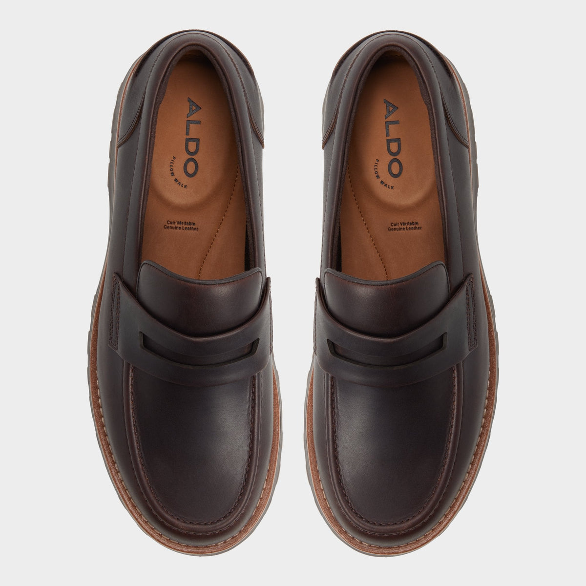 Aldo Kole in Dark Brown - Loafer