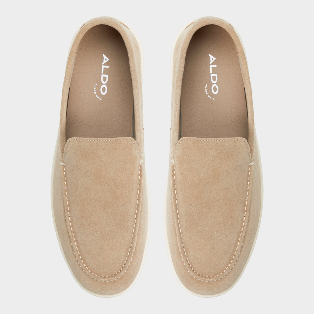 Aldo Eton Taupe Men's Loafers & Slip-Ons - Loafer