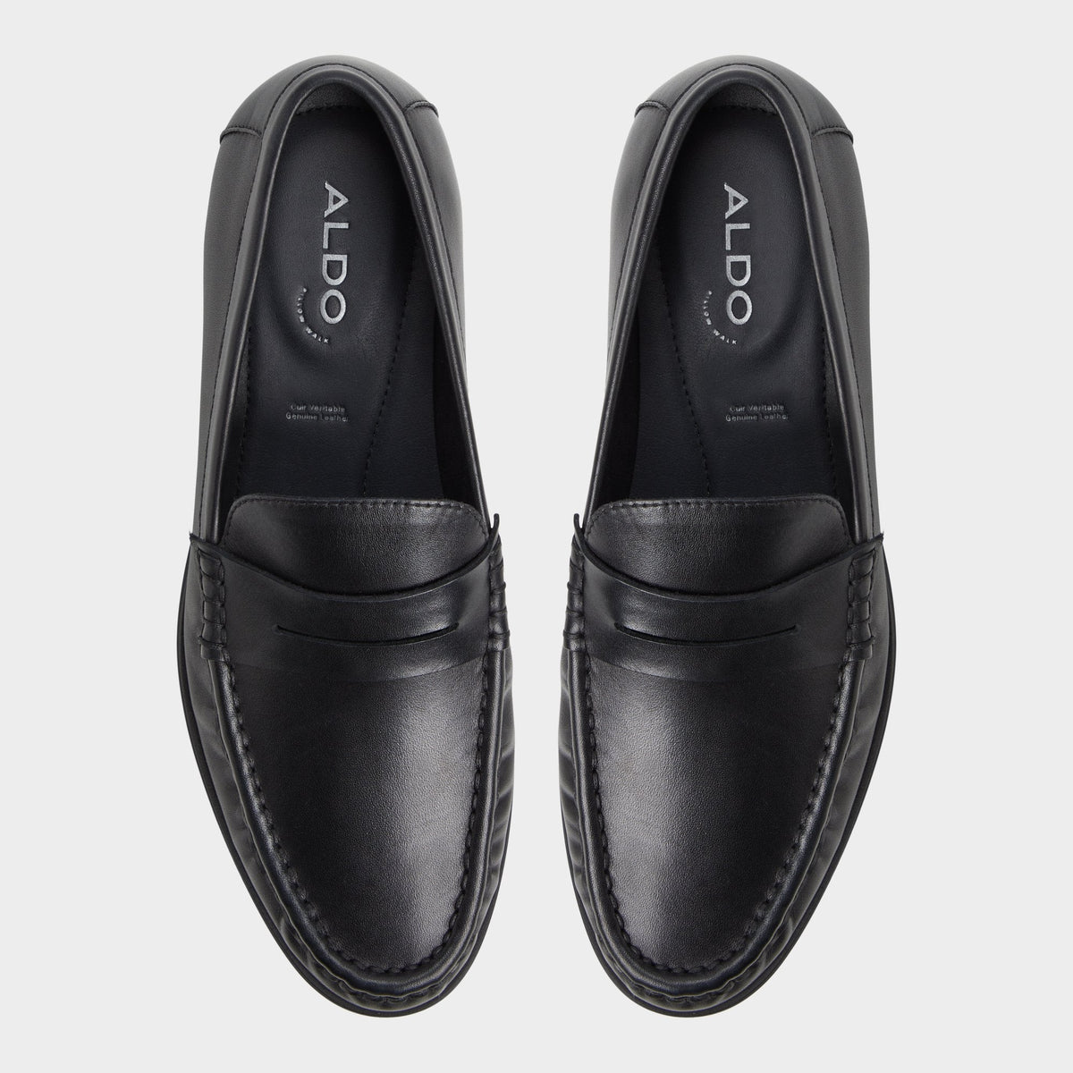 Aldo Speakeasy Open Black Men's Dress Shoes - Loafer