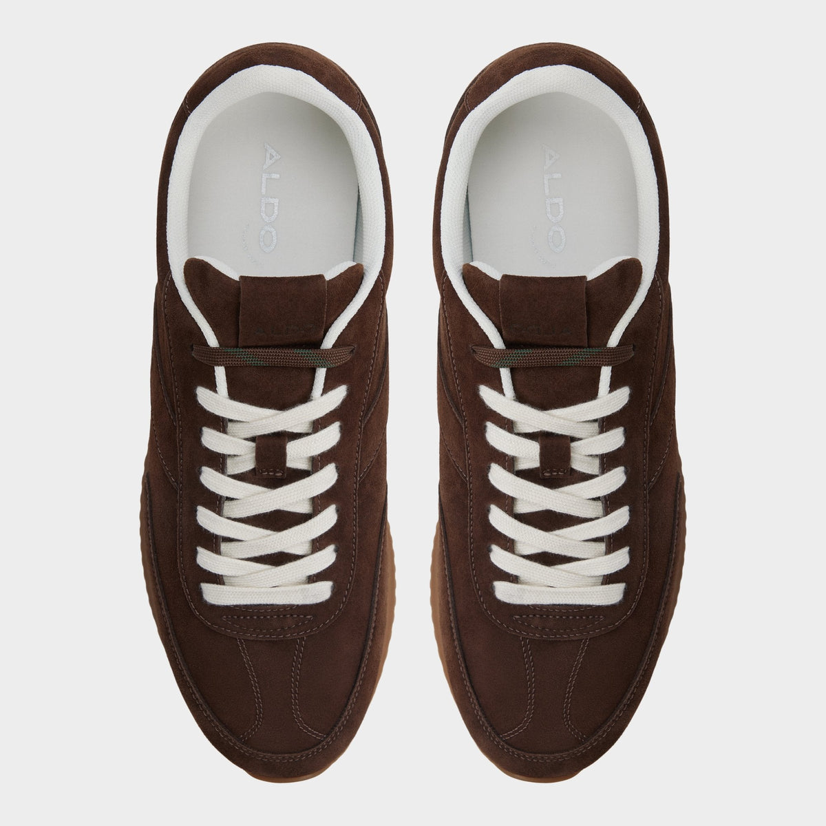 Aldo Nathaniell in Dark Brown - Low top sneaker, Cup sole