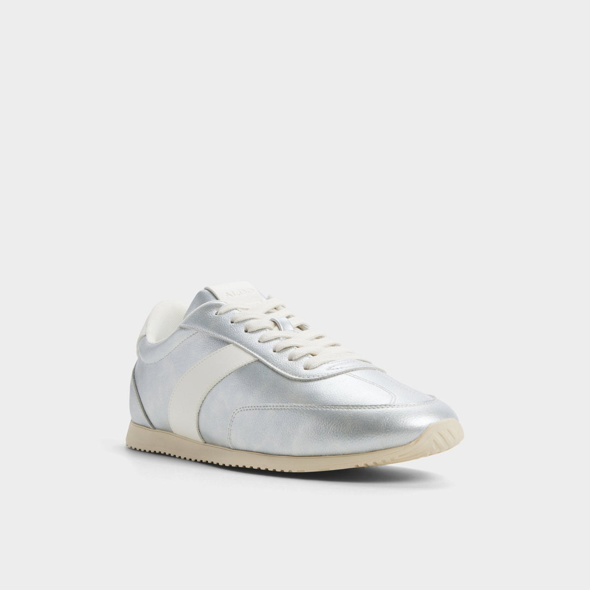 Aldo Nathaniel in Silver - Low top sneaker, Cup sole