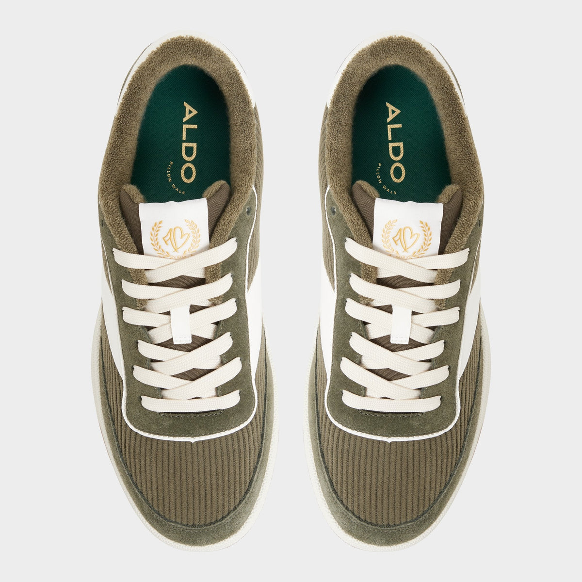 Aldo Ashwin in Olive - Low top sneaker, Cup sole