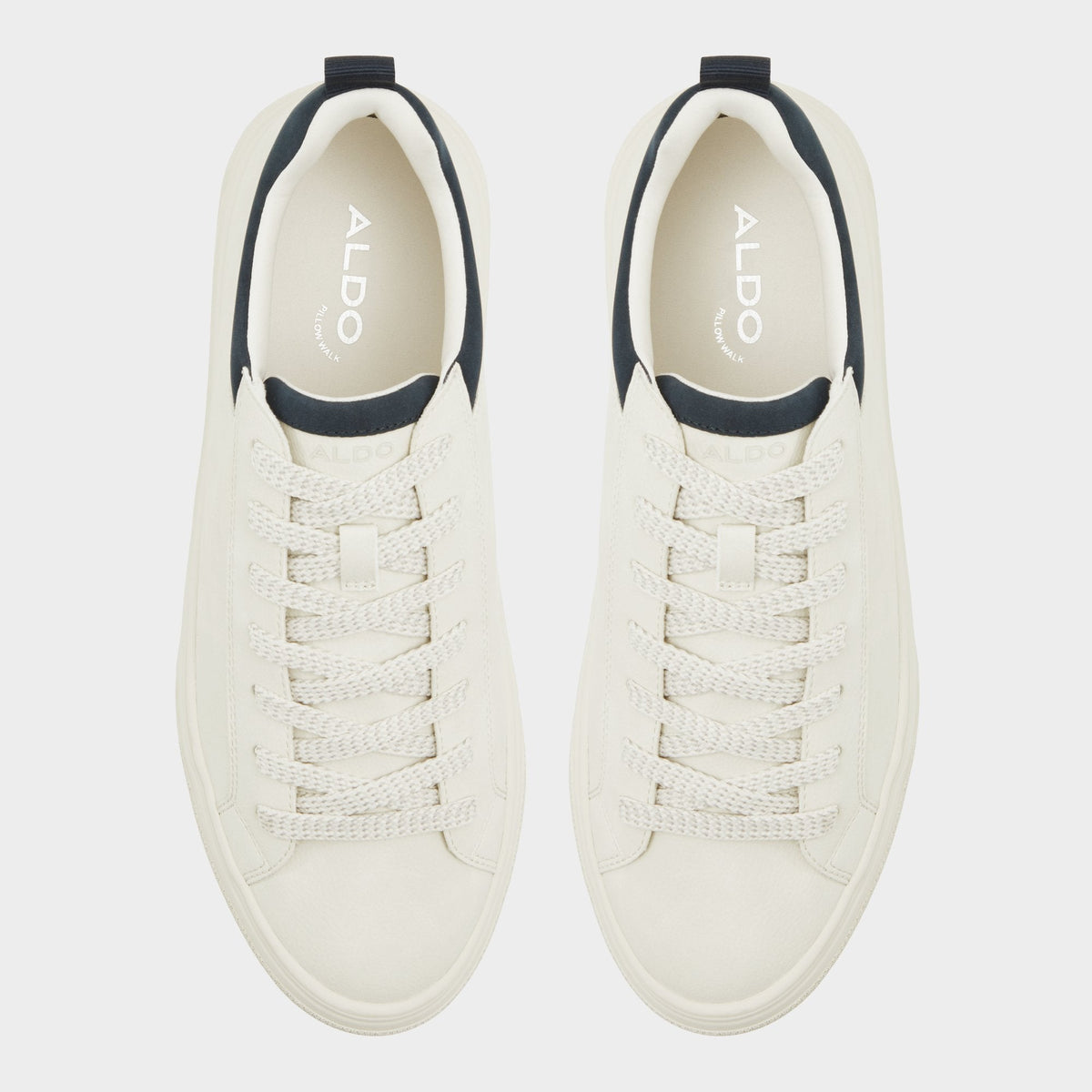 Aldo Bas White/Bone Men's Low top - Low top sneaker, Cup sole