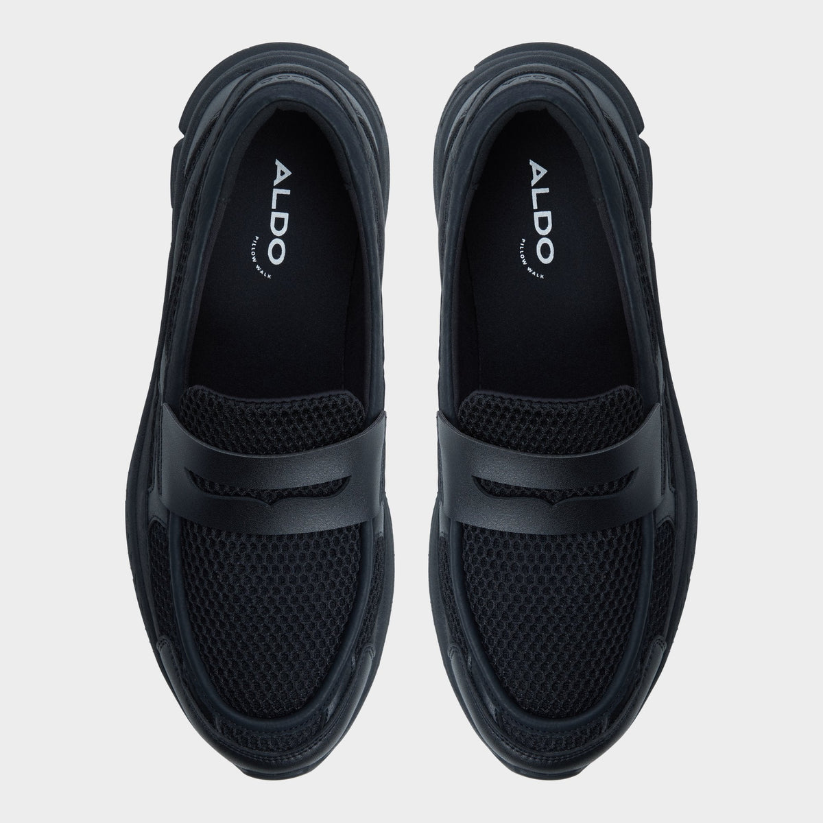 Aldo Loafersnkr in Black - Slip-on sneaker, Jogger sole