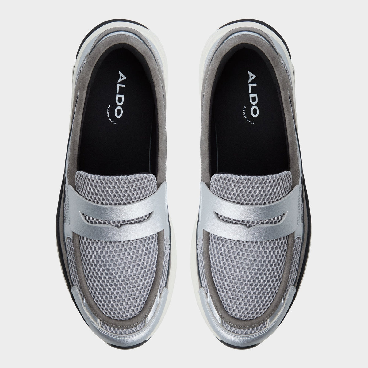Aldo Loafersnkr in Light Grey 14161944 - Slip-on sneaker, Jogger sole