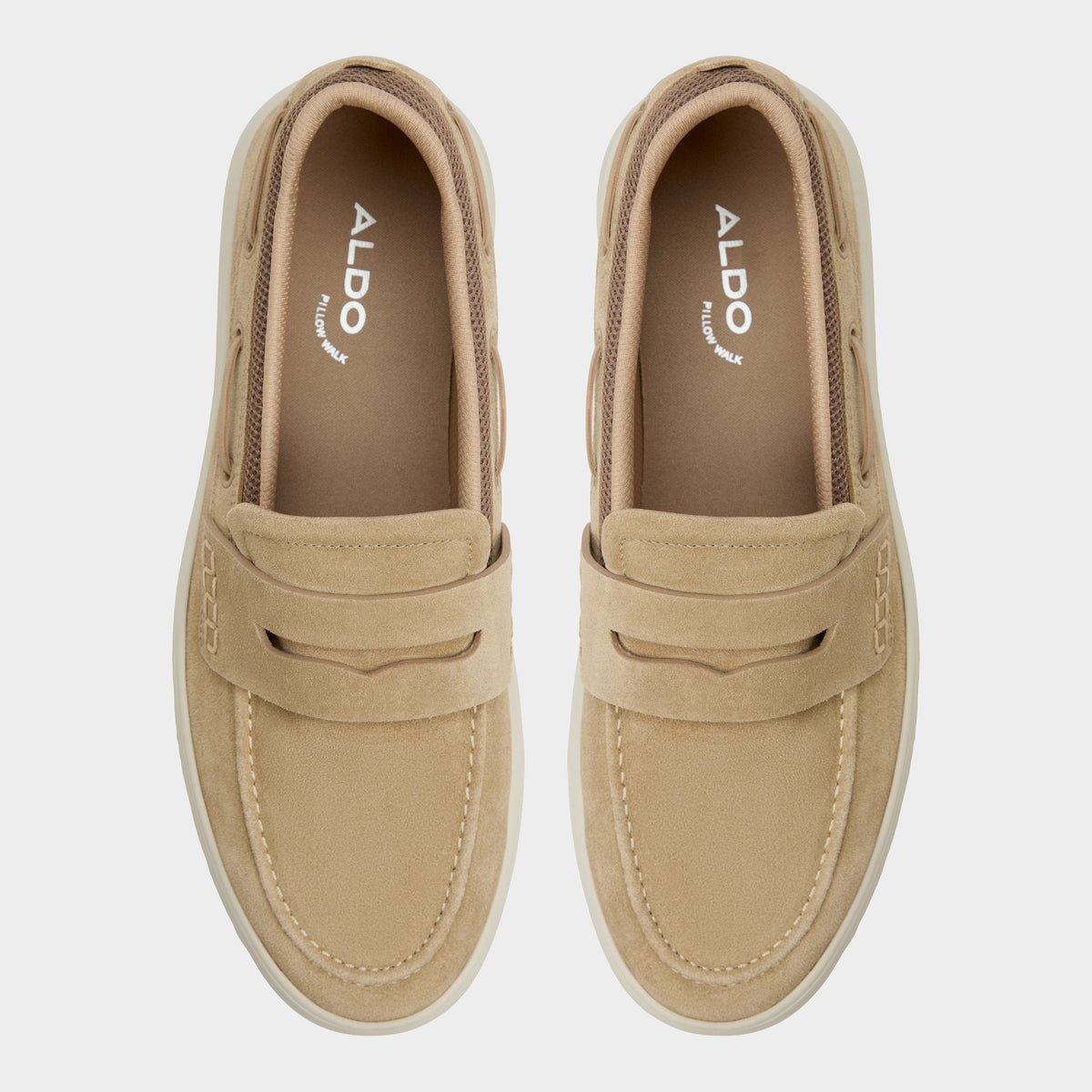 Aldo Seafarer Taupe Men's Casual Shoes - Boat shoe