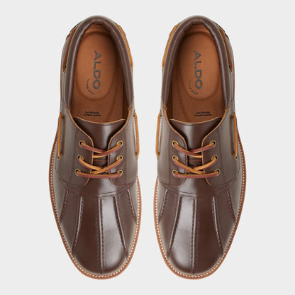 Aldo Finn in Medium Brown - Boat shoe, Lug sole