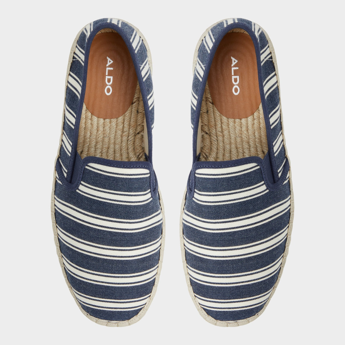 Aldo Johnney Navy Men's Loafers & Slip-Ons - Espadrille