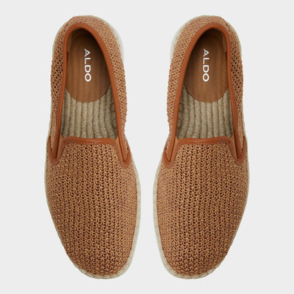 Aldo Johnney Cognac Textile Raffia Men's Espadrilles - Espadrille