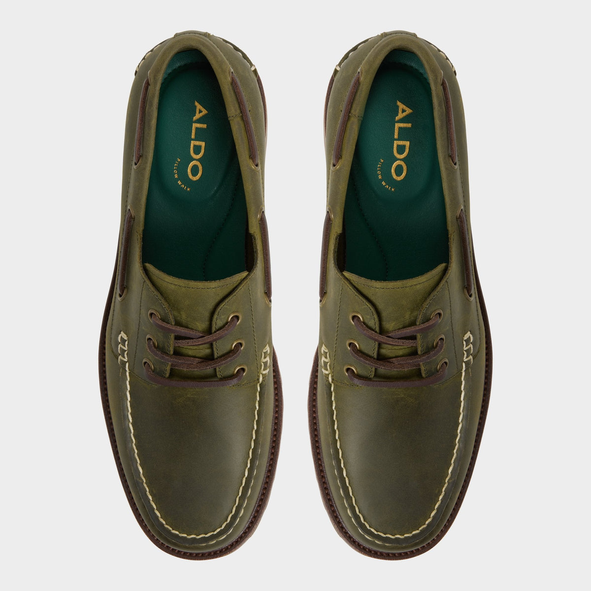 Aldo Cedric in Khaki - Boat shoe