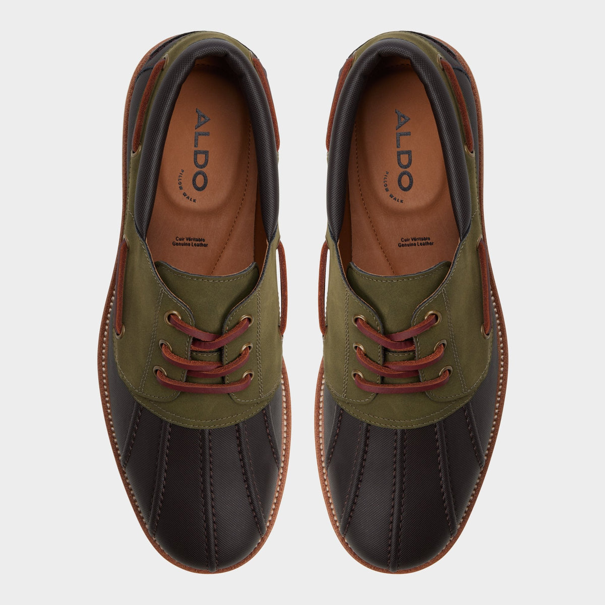 Aldo Finn in Brown Primary Multi - Boat shoe, Lug sole