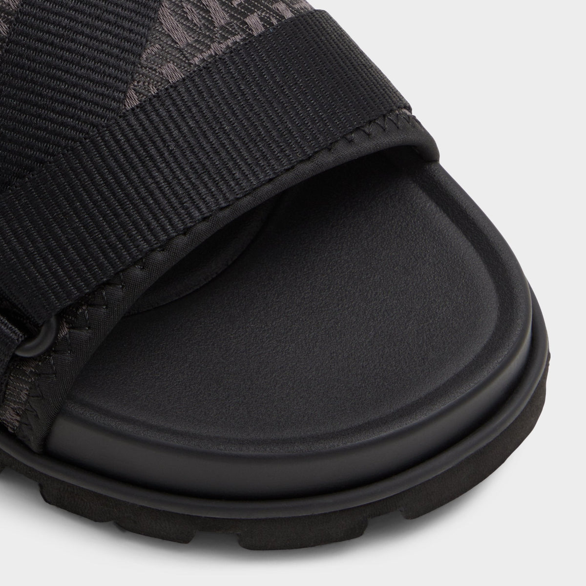 Aldo Deniels Open Black Men's Slides - Slide sandal