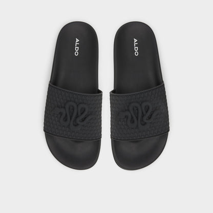 Aldo Kedau Black Men's Slides - Slide sandal