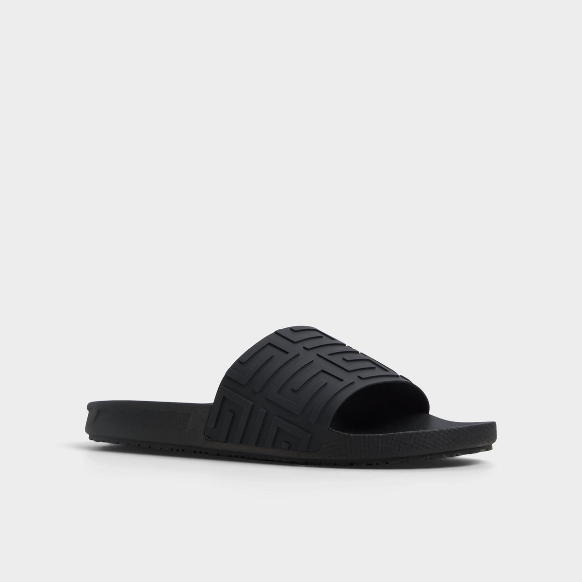 Aldo Atrani Black Men's Slides - Slide sandal