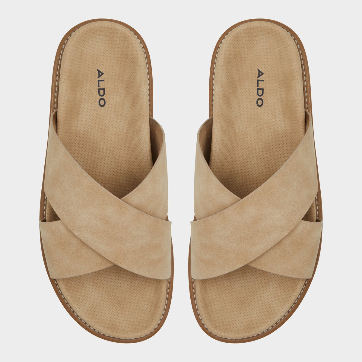 Aldo Marrin Beige Men's Slides - Slide sandal