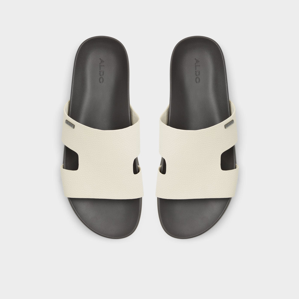 Aldo Mondi Light Grey Men's Slides - Slide sandal