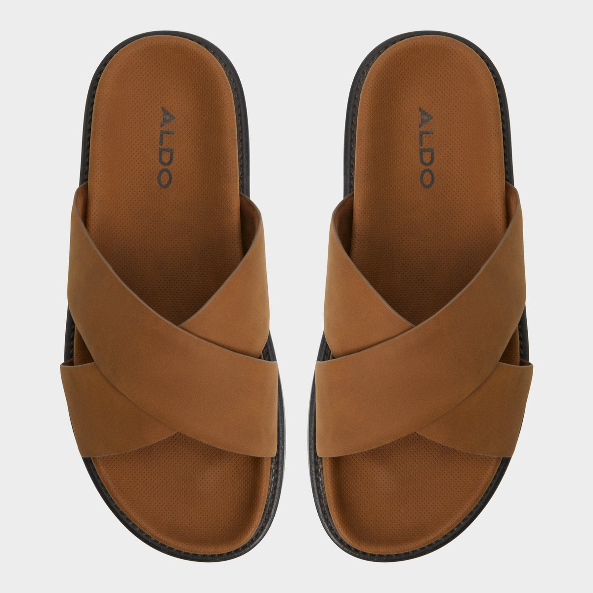 Aldo Marrin Cognac Men's Slides - Slide sandal