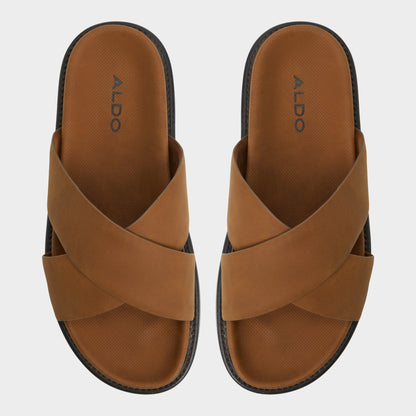 Aldo Marrin Cognac Men's Slides - Slide sandal