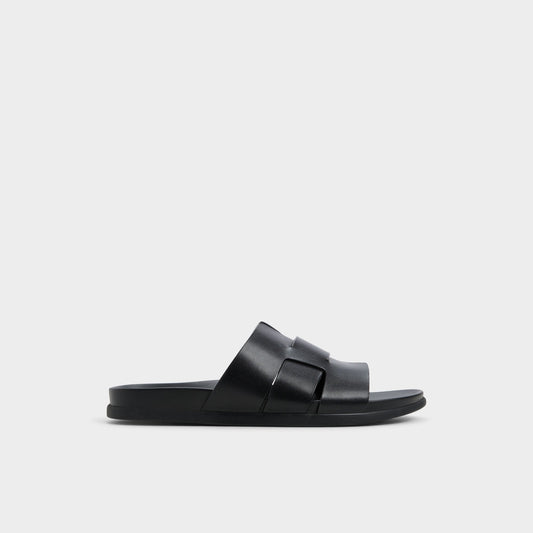 Aldo Padien Black Men's Sandals & Slides - Slide sandal