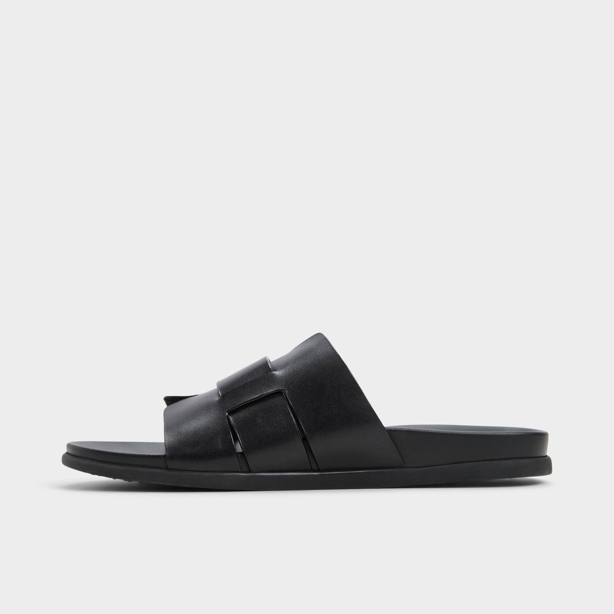 Aldo Padien Black Men's Sandals & Slides - Slide sandal