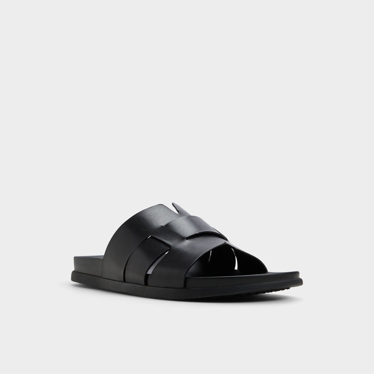 Aldo Padien Black Men's Sandals & Slides - Slide sandal