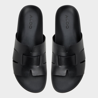 Aldo Padien Black Men's Sandals & Slides - Slide sandal