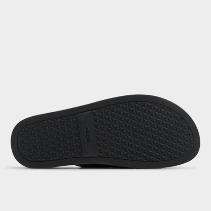 Aldo Padien Black Men's Sandals & Slides - Slide sandal
