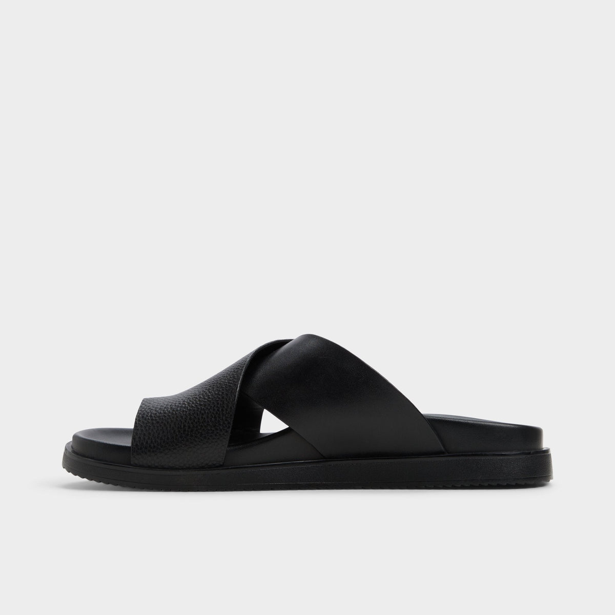 Aldo Darley Black Men's Sandals & Slides - Strappy flat sandal