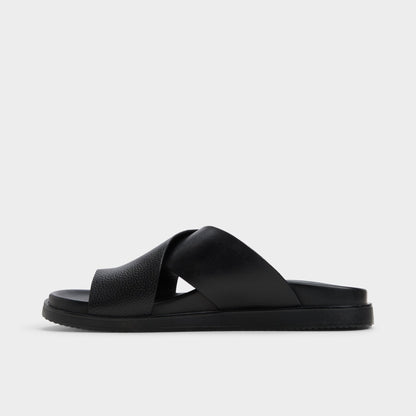 Aldo Darley Black Men's Sandals & Slides - Strappy flat sandal