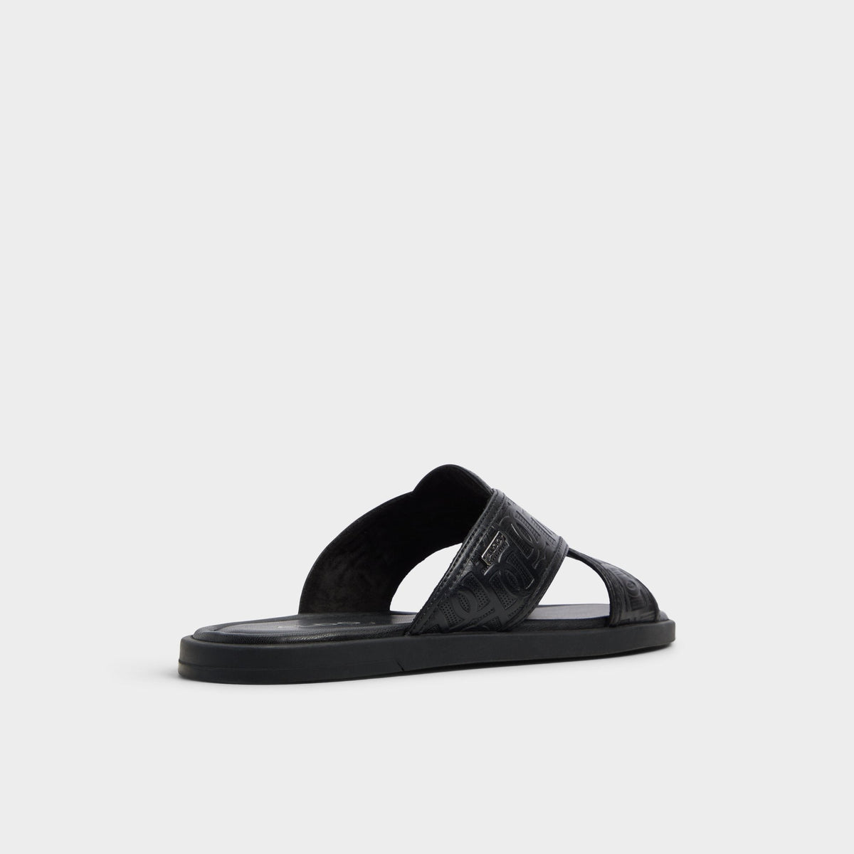 Aldo Olino Open Black Men's Slides - Slide sandal
