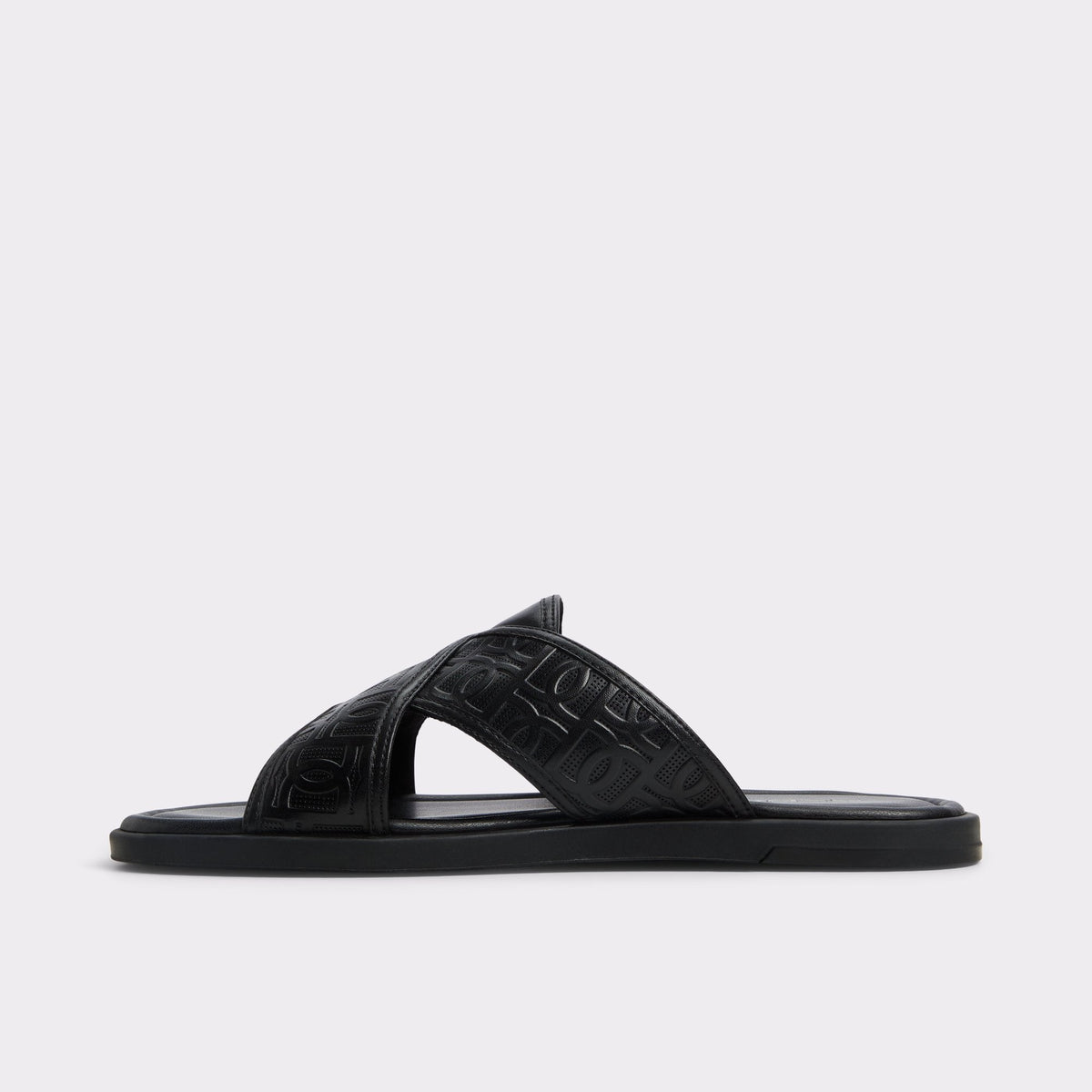 Aldo Olino Open Black Men's Slides - Slide sandal