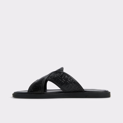 Aldo Olino Open Black Men's Slides - Slide sandal