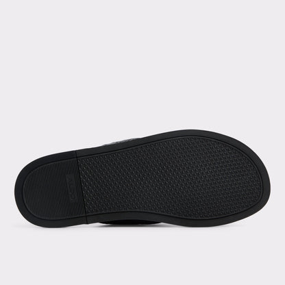 Aldo Olino Open Black Men's Slides - Slide sandal