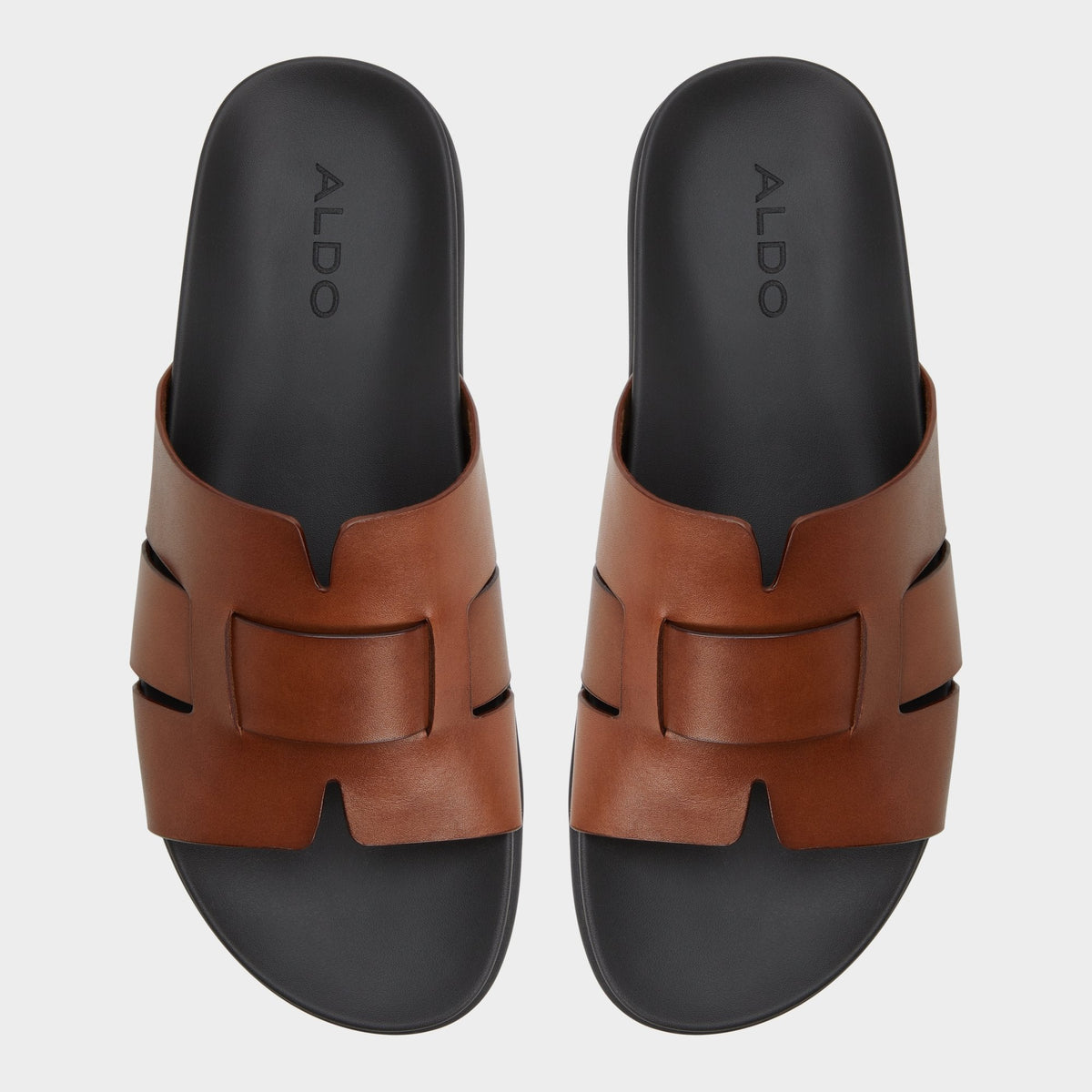 Aldo Padien Cognac Men's Sandals & Slides - Slide sandal