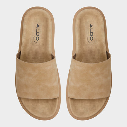 Aldo Galesa Light Beige Men's Slides - Slide sandal