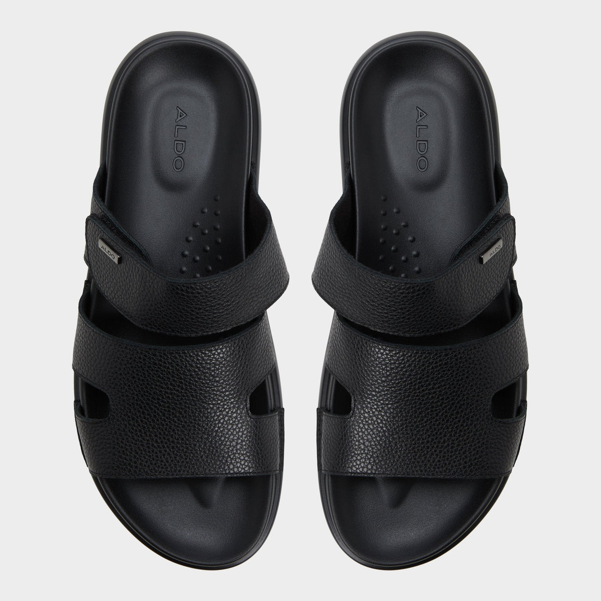 Aldo Windham Black Men's Sandals & Slides - Slide sandal