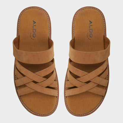 Aldo Haniff Camel Men's Sandals & Slides - Strappy flat sandal