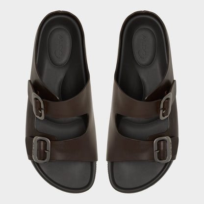 Aldo Kennebunk Dark Brown Men's Slides - Slide sandal