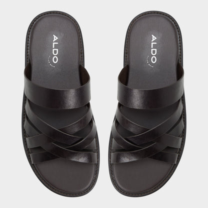 Aldo Haniff Brown Men's Sandals & Slides - Strappy flat sandal