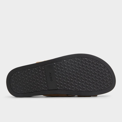 Aldo Delmar Open Brown Men's Slides - Slide sandal
