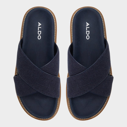 Aldo Marrin Navy Men's Slides - Slide sandal